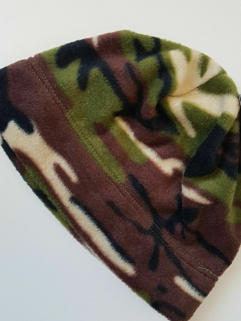 Camouflage Fleece Beanie Winter Hat Sportek Size Tuque BOYS 8-16 NEW